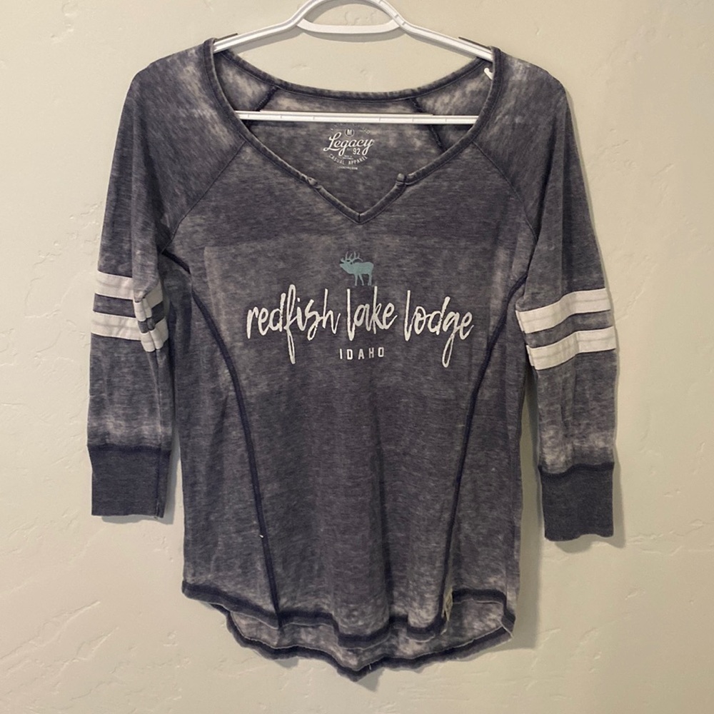 Vintage/Faded-Style Half-Sleeve Shirt [Redfish Lake]